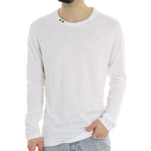 T-SHIRT L/S BASIC BIANCO